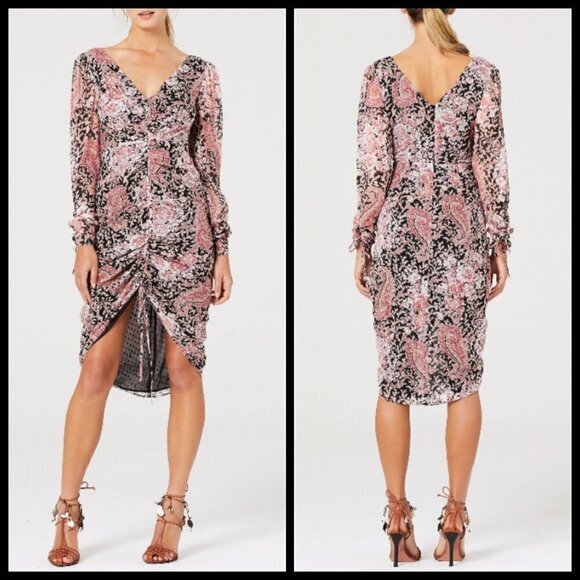 💕STEVIE MAY💕 What You Feel Midi Dress Paisley - Picture 5 of 16